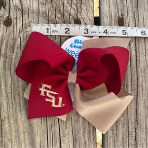 FSU wee ones hairbow